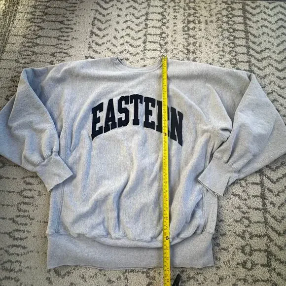 Vtg Champion Reverse Weave Eastern Illinois University Sweatshirt Crewneck Sz XL - Picture 5 of 9